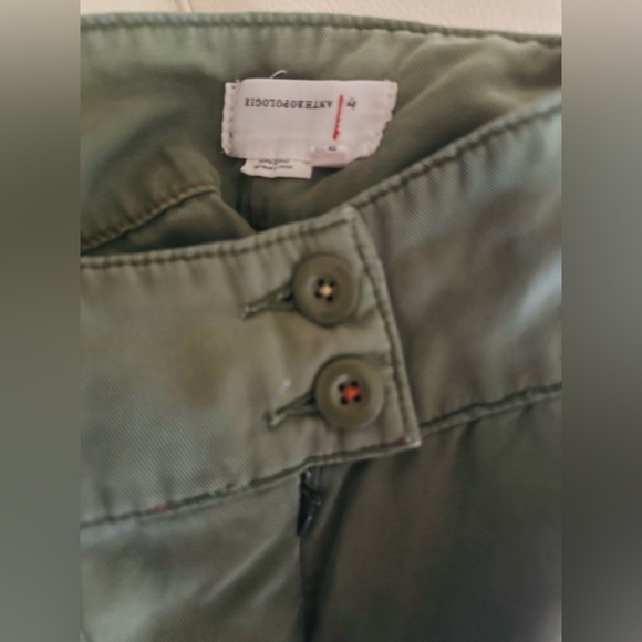 Anthropologie Green Cargo Harem Ankle Pants - Size 4 - Picture 9 of 9
